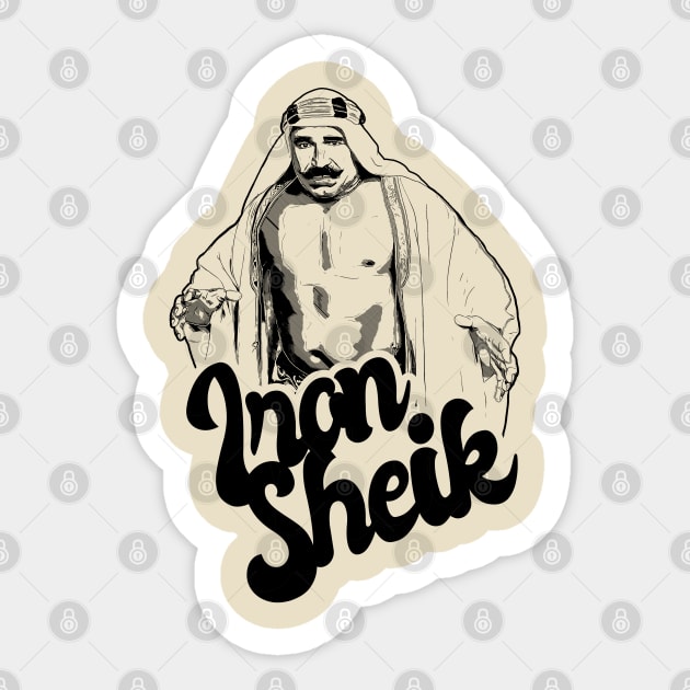 Iron Sheik 80s style classic Sticker by Hand And Finger